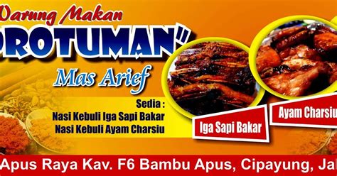 Contoh Spanduk Warung Makan Desain Banner Makanan Brosur Dan Spanduk Images The Best Porn