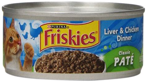 However, taurine is present in meat and organs in large amounts so the dog food may be sufficient since this product is 100% meat/organs (versus grains and vegetables) and is not heavily processed. Purina Friskies Classic Pate Wet Cat Food, 5.5 oz, Pack of ...