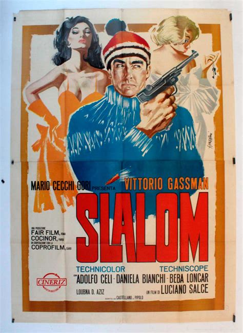 "SLALOM" MOVIE POSTER - "SLALOM" MOVIE POSTER