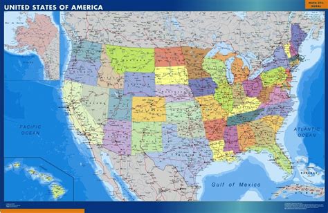 Usa Map Infographic