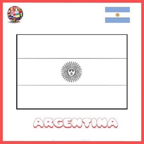 Dibujos Del Día De La Bandera Argentína Para Colorear Descargar E