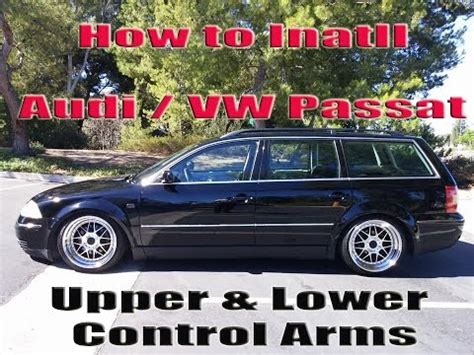 Since entering the passat realm, i have been seeing many questions pertaining to lowering (coilovers, springs, and air). How to install upper and lower control arms on a 2003 Audi ...