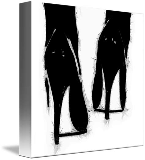 A Highly Erotic Drawing Of Fashionable High Heels By Studio Destruct
