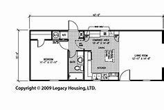 Custom modern house home floor cabin cottage building plans 3 bedroom & 2 bath room with garage. Image result for 14X40 Mobile Home Floor Plan one bedroom ...