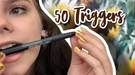 Asmr 50 Triggers In 4 Minutes Youtube