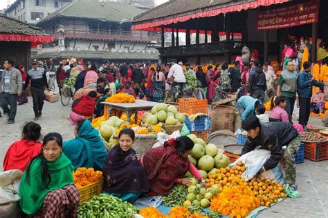 Market In Kathmandu Nepal Editorial Image Image Of Architecture