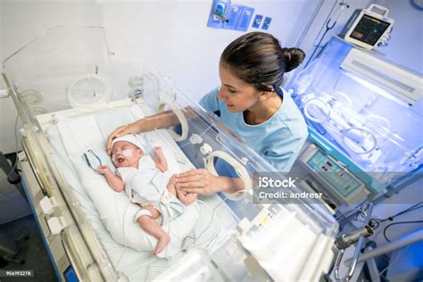América Latina Recién Nacido Prematuro En La Ucin Y La Dulce Enfermera