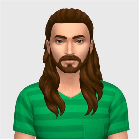 Very Long Hair For Men The Sims 4 Catalog Images And Photos Finder