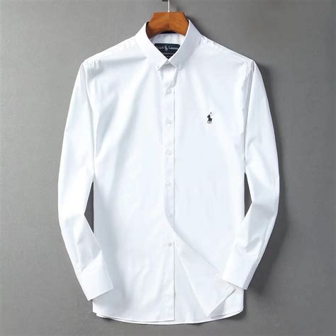 Cheap 2020 Ralph Lauren Long Sleeve Shirts For Men 23143829