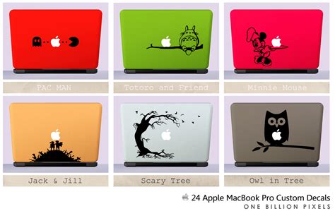 24 Apple Macbook Pro Custom Decals One Billion Pixels