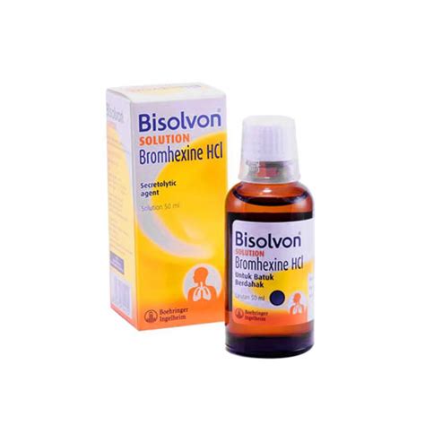 Bisolvon Solution 50 Ml Kegunaan Efek Samping Dosis Dan Aturan