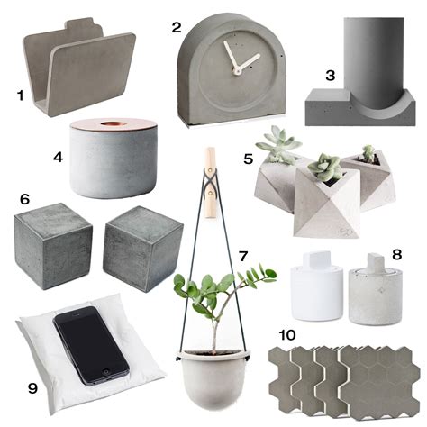 For quality modern home products with modern designs at unparalleled prices, look no further than alibaba.com. 10 Modern Concrete Accessories - Design Milk
