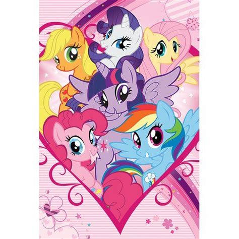 My Little Pony Group Graphic Art Print On Wood East Urban Home My