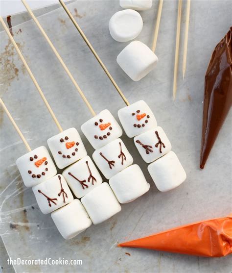Marshmallow Snowman Stirrers From The Williams Sonoma Catalog Recipe