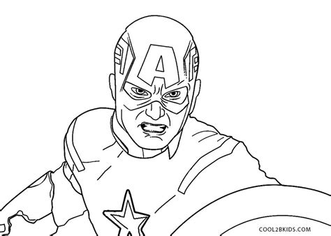 Each of these captain america printable coloring pages is sure to make your little one smile. Free Printable Captain America Coloring Pages For Kids ...
