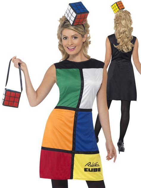 The 80s were not such a good decade for fashion but it was unique, so today we bring you the ten most memorable 80s fashion pictures we came across. Ladies 80's Rubik's Cube Costume Adults Retro Fancy Dress ...