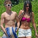 Selena Gomez Justin Bieber Topless At The Beach My Xxx Hot Girl