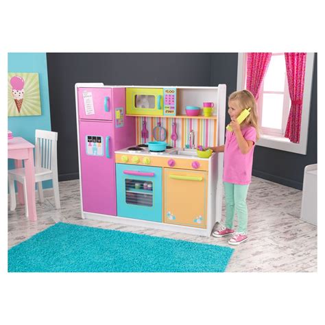 Check spelling or type a new query. KidKraft Deluxe Big & Bright Kitchen | Kids play kitchen ...