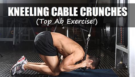 Kneeling Cable Rope Crunches Top Ab Exercise