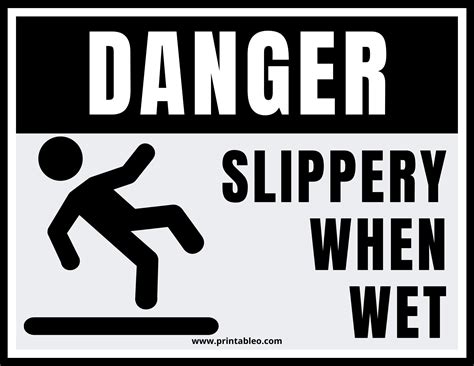 46 Slippery When Wet Signs Download Free Printable Pdfs Slippery When Wet Wet Slippery