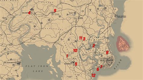 Red Dead Redemption 2 Interactive Maps Officeklo