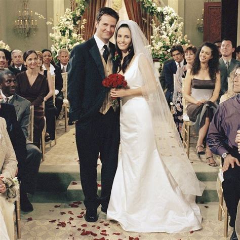 Monica/chandler's proposal scene and chandler talking to erica. Monica Geller in 'Friends' | Monica, chandler, Wedding ...