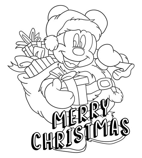 10 Best Printable Christmas Coloring Sheets Disney Pr