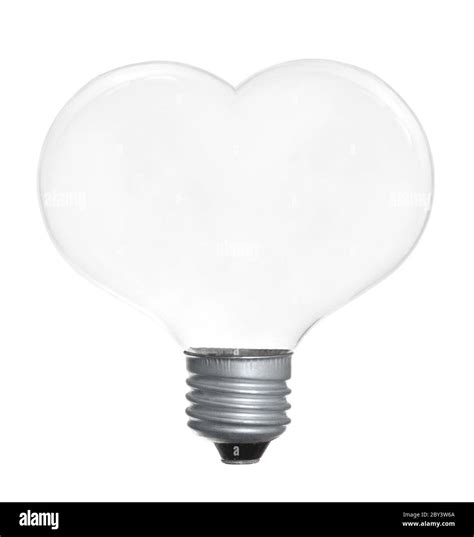 Heart Shape Light Bulb Stock Photo Alamy