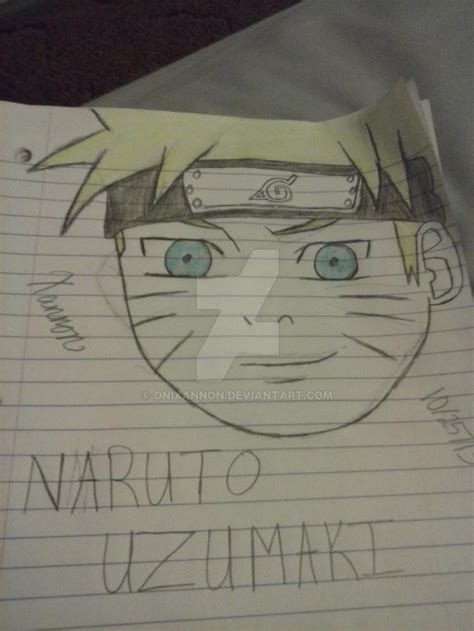 Naruto Pencil Drawing Colored By Onixannon On Deviantart
