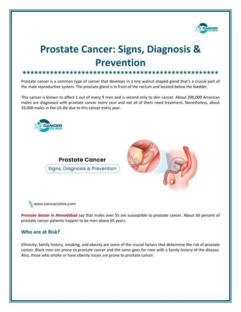 PPT Prostate Cancer Signs Diagnosis Prevention PowerPoint Presentation ID