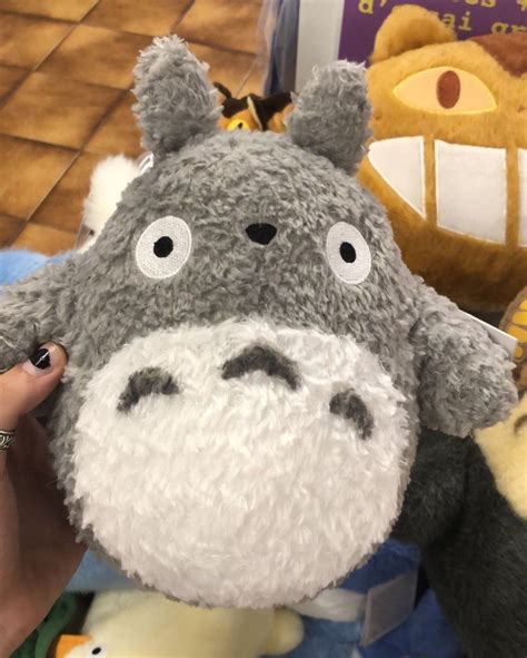 Grey Soft Totoro Plushie Minions Studio Ghibli Art Cute Stuffed