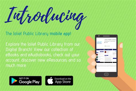 Introducing The Joliet Public Library Mobile App Joliet Public Library