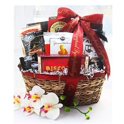 Our Deepest Sympathy Gourmet T Basket By