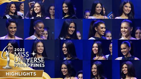 Top 18 Phenomenal Women Announcement Miss Universe Philippines 2023 🥇 Own That Crown