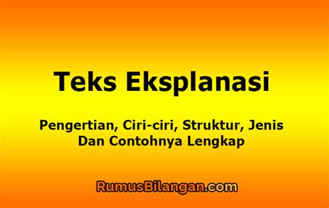 Dalam menulis sebuah teks eksplanasi, anda harus memperhatikan struktur teks yang telah ditentukan. Interpretasi Adalah Struktur Teks Eksplanasi Yang Berisi ...