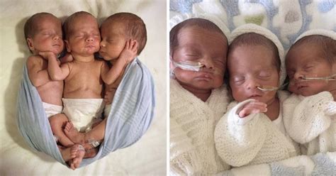 Mom Gave Birth To Identical Triplets The Chances Of It Happening Was