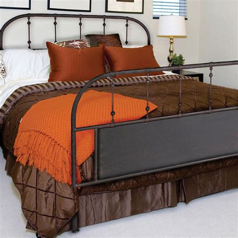 Each iron bed frame is custom made in the usa. Burlington Bed - Rustic - Beds - atlanta - by Iron Accents
