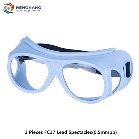 2 Pieces Ionizing Radiation Protection 0 5mmpb Lead Spectacles Hospital Laboratory Factory Gamma