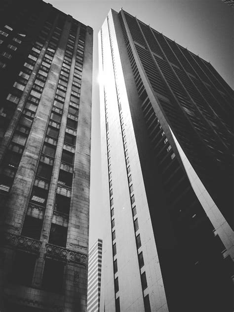 Free Picture Architecture City Downtown Monochrome Building