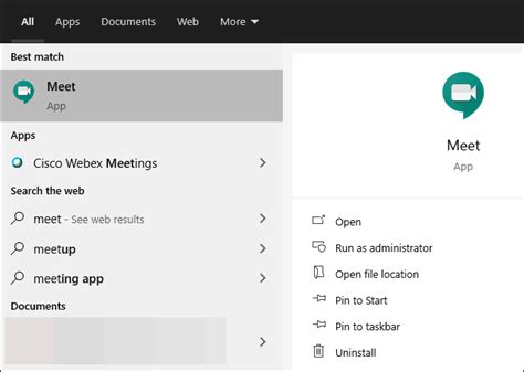 No app but opening the google meets from the waffle in my google drive. How to Install Google Meet as an App on Windows 10 - All ...