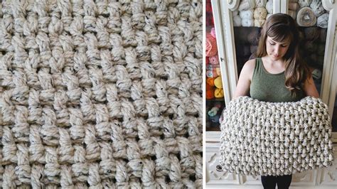Crochet Mini Basket Weave Stitch Tutorial Youtube Estambre
