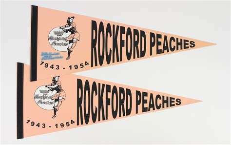 Lot Detail S Rockford Peaches Memorabilia Collection Lot Of