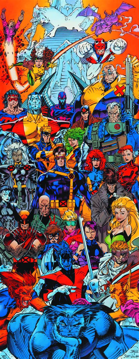 Mar092671 X Men By Jim Lee Door Poster Previews World