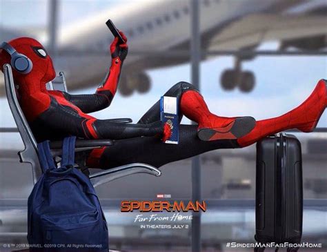 Official New Spider Man Far From Home Poster Rmarvel