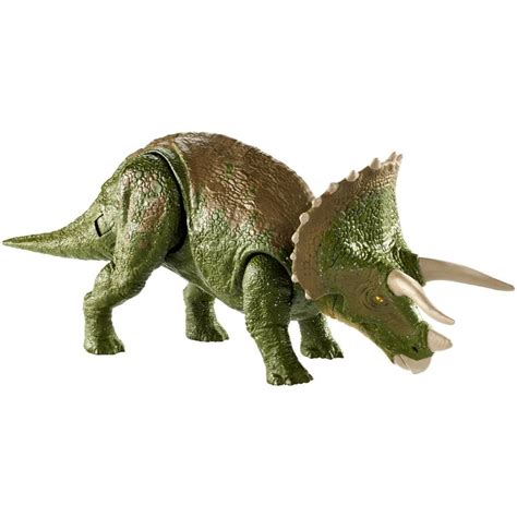Jurassic World Fallen Kingdom Dino Rivals Triceratops Action Figure Dual Attack Mattel Toywiz