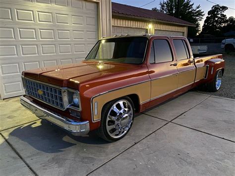 C C Dually Crew Cab Custom Lowered Camper Special Classic Chevrolet C For Sale