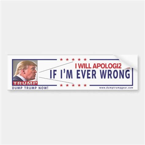 Anti Trump Bumper Sticker