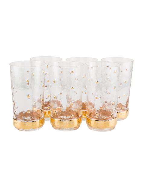 145 Set Of 6 Smyers Glasses Tabletop And Kitchen Tware21142 The Realreal Princess