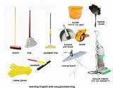 Durable medical equipment durable medical equipment; Cleaning equipment learning the vocabulary