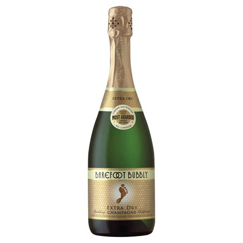 Barefoot Bubbly Extra Dry Champagne Sparkling Wine 750ml Sparkling